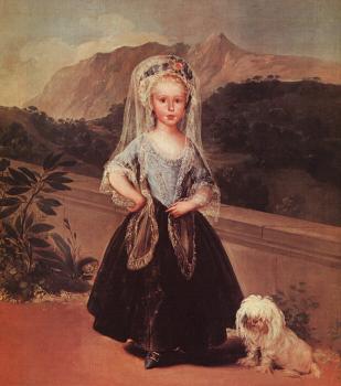 Francisco De Goya : Portait of Maria Teresa de Borbon y Vallabriga